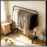 Generic High Quality Multipurpose SINGLE POLE Cloth Hanger Storage Rack