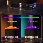 product_image_name-Generic-Simulated Volcano Humifier - Office Use 300 ml Purified Diffuser - USB Ultronic Cold Mist Sprayer - Home Color Flame Night Light-5