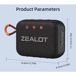 Zealot S75 10W High Power Portable Rechargeable Bluetooth Speaker - image 3