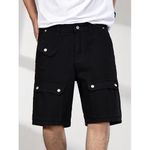 Fashion Etahn Lansly cargo edge Denim Short-Black