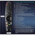 LG Universal Smart TV Replacement Remote For OLED, Nano Cell and 4K UHD Models with Netflix and Prime Video Hot Keys (with Voice Magic Pointer Function) - image 7