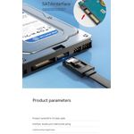 Generic SATA 3.0 SSD  Angled External Hard Drive  Data  Extension  Interface Transmission Adapter Qptical Drive Desktop Connection Cable 0.3M - image 5
