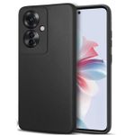 Silicon Back Case For Oppo Reno 11f - Black