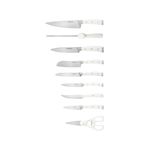 Generic FARBERWARE PROFESSIONAL 15PC FORGED TRIPLE RIVETED KNIFE BLOCK SET ( RED / WHITE) - image 3