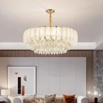 product_image_name-Lighting-Presidential Luxury E14, E27 Bulb Type Led Crystal Ceiling Modern Design Nordic Chandelier Led Light With Remote Control For Living Room And Bedroom-1