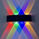 Generic Up And Down LED Wall Light - RGB - 8W - 220V - ABS+PC - Black - image 3
