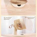 Generic Desktop Silent Fan, USB-Powered – 2000mAh Battery – Pearl White - image 5