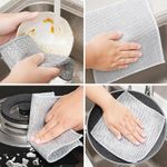 Generic 5PCS Kitchen Powerful Metal Wire Dishcloth - image 7