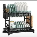 2-Tier Dish Drainer Rack.