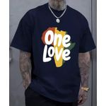 product_image_name-Fashion-Dark Blue "One Love Africa" T-Shirt - Luxury-1