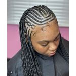 Fashion 21 Beautiful Bone Straight Ghana Weaving Braided Wig