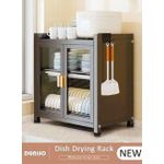 2 layer plate rack cabinet  
