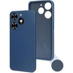 Generic Tecno Spark 40 smooth protective silicone back case...Blue - image 2