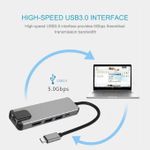 product_image_name-Generic-Original 5 In 1 USB Type C Hub HDMI Rj45 Lan Adapter For Macbook Pro-8