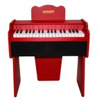 Tovaste 3718BS 37 Keys Children's Electronic Piano with Bench (Red) - image 4