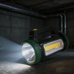 Generic New high-brightness portable flashlight, rechargeable long-range outdoor emergency multifunctional LED solar COB searchlight - image 4