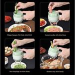 Generic 2in1 Rechargeable Electric Vegetable Hammer Food Chopper - image 3