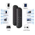 product_image_name-Generic-M8 Wireless Air Voice Mouse 2.4G Dual Mode Wireless Bluetooth Keyboard Rechargeable Remote Control for Smart -2