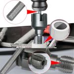 Generic 4-in-1 Pipe Wrench - A Universal 1/2" & 3/4" Pipe Threading Tool. Integrating both internal and external pipe threading functions, it is suitable for tapping and threading PVC pipes. - image 5