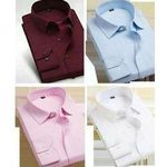 4 in 1 Men's Plain Long Sleeve Shirts