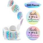product_image_name-Generic-1.5 inch 3.8cm Big 500pcs Roll Thank You Stickers Seal Labels Gifts Packaging Decor-1