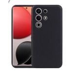 itel S26 Ultra Minimalist Design Protective Matte Black Silicone Back Case