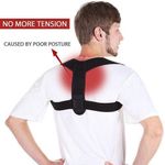 product_image_name-Generic-Universal Back Support Brace for Improved Posture, Adjustable Body Shaping Belt for Men And Women, Breathable And Professional Quality,Back straightener for posture  posture corrector for men  posture corrector for women  back support belt  shoulder-1