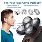 product_image_name-WMARK-5-in-1 4D Rechargeable Electric Shaver & Grooming Kit - LK-1800 - Black/Silver-2