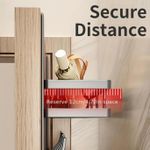 Generic 6-hook multi-functional metal easy-to-install back door shelf, suitable for bedroom, bathroom and kitchen storage. - image 6