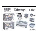 7in1 Foldable Baby Bath Tub Set With Washing Machine
