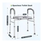Generic Height Adjustable Toilet Safety Raiser With Handles - image 5