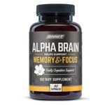 Onnit Alpha Brain 90 Capsules Memory & Focus