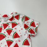 product_image_name-Catpapa-0-3 years old Baby solid color watermelon pattern simple shorts two-piece set, suitable for parties, outdoor activities, comfortable and cool, easy to clean-2