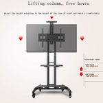 Generic mobile TV cart 32 to 75 inches - image 2