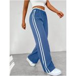 Fashion For Life Sky Blue Casual Straight Pants