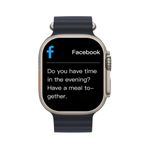 Generic ultra Smartwatch Huaqiangbei Bluetooth Phone Remote Control Camera Watch - image 2
