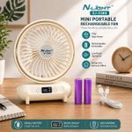 N.LIGHT Portable Rechargeable Electric Fan - image 2