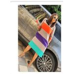 Ladies  Multi Colored Gown