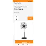 Duravolt 16 inches DC Standing Fan with Adapter
