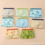 product_image_name-Arsuxeo-8pcs Boys Boxer Sets Briefs Kids Cotton Underwear Baby Underpants Teenager Cartoon Children Panties-5