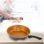 Generic Non-stick Air Fry Pan With Lid - image 3