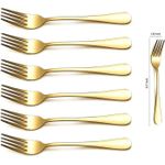 product_image_name-Generic-Gold Stainless Steel Forks - 6Pcs -2