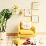 product_image_name-Generic-1/12 Dolls House Single Sofa Dollhouse Miniature Furniture Sofa Chair Armchair for Dollhouse Decoration Toy Yellow-4