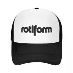 Double Colors Design Face Cap: Black