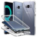 Samsung Galaxy S8 Plus 360 Transparent Shockproof TPU Front And Back Case