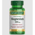 Nature'S Bounty Magnesium as Oxide, 500mg-100cts