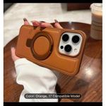 Pouch Luxury Leather Phone Case, For IPhone 16 Pro Max With MagSafe