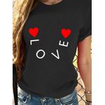 Love Design Unisex T-shirt - Black