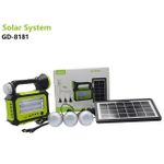 Rechargeable Solar Kit With 3 Bulbs