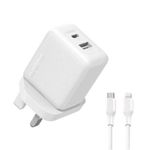 Oraimo 20w Rapid Powercube 201 Uk Type C To Iphone Charger With 2 Port